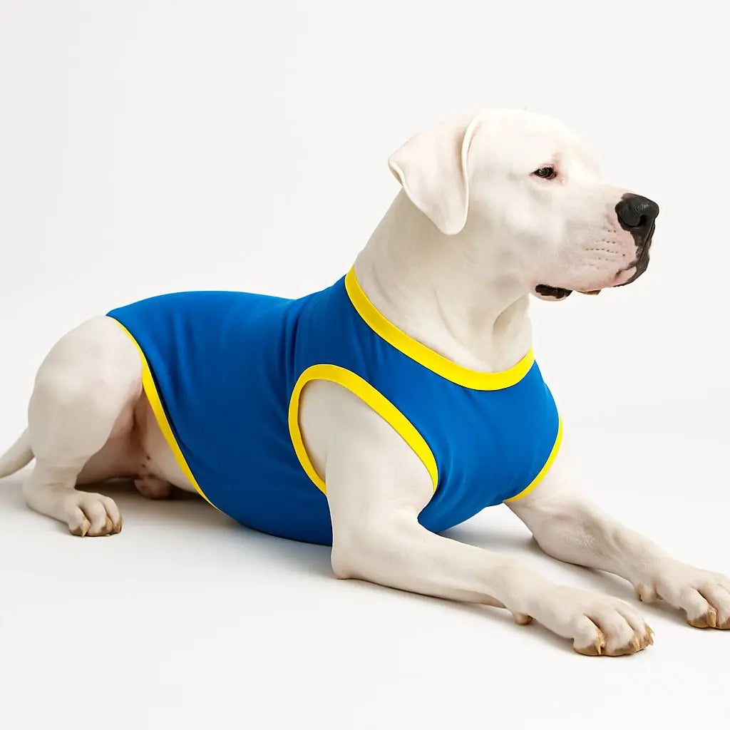 Büyük Irk Köpek Kıyafeti Konfor ve Rahat Kalıp Atlet - (18 - 35 KG)