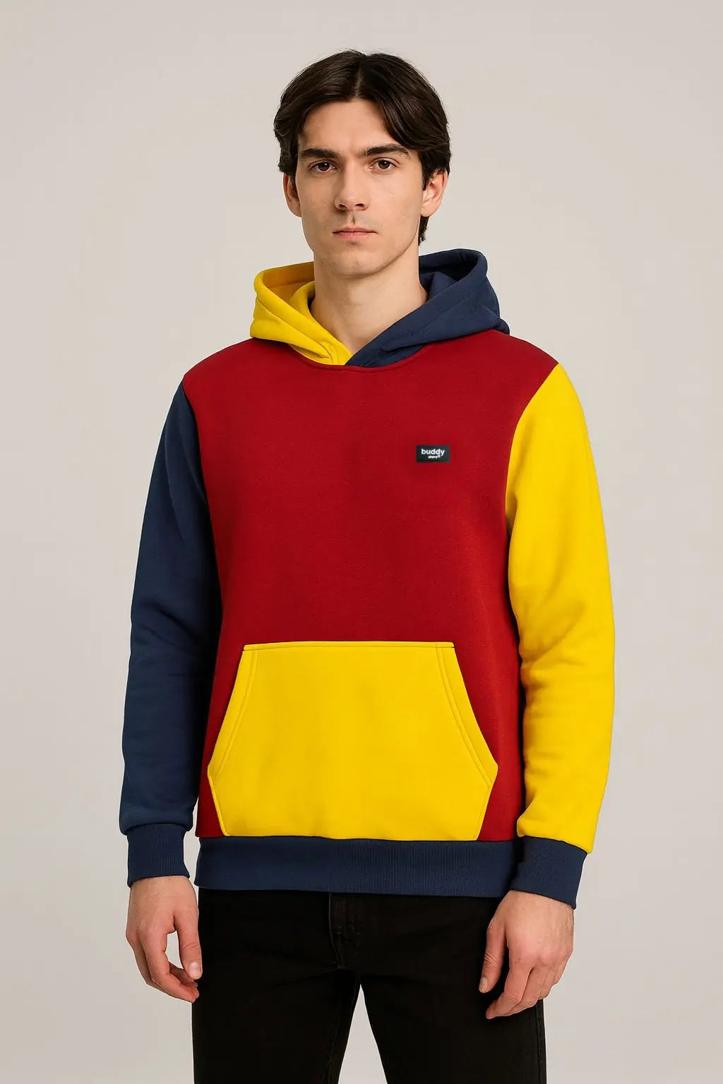 Unisex Oversize Sweatshirt Hoodie Colourful Model
