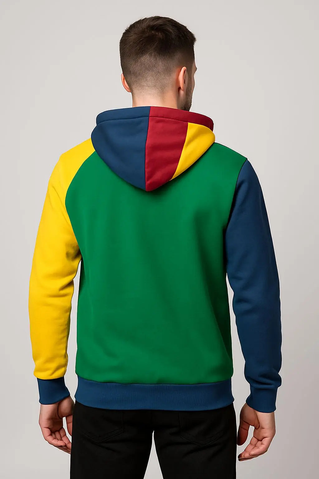 Unisex Oversize Sweatshirt Hoodie Colourful Model