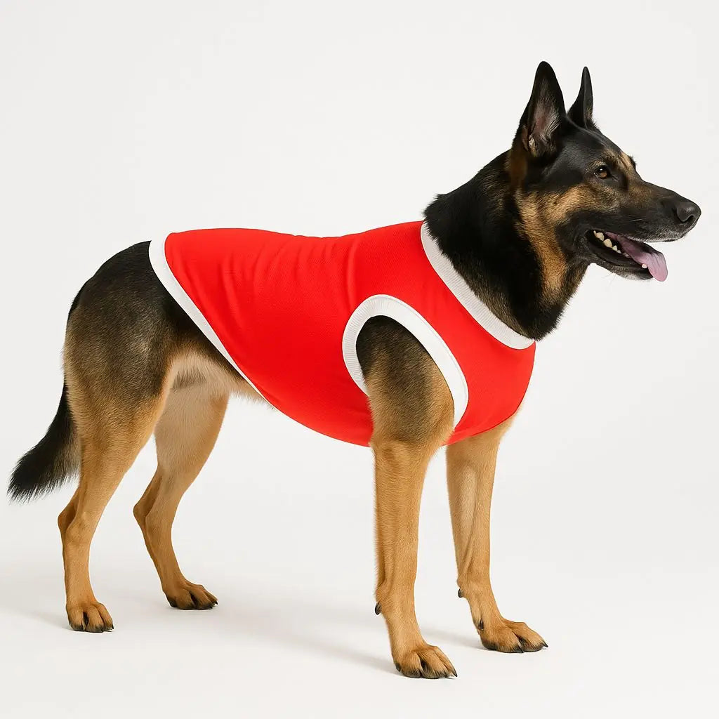 Büyük Irk Köpek Kıyafeti Konfor ve Rahat Kalıp Atlet - (18 - 35 KG)