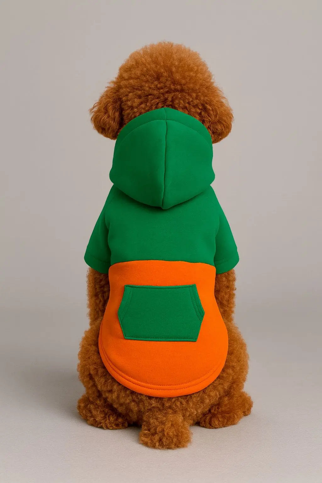 Kontrast Koleksiyon Kapüşonlu Köpek Hoodie – Rahat Sweatshirt
