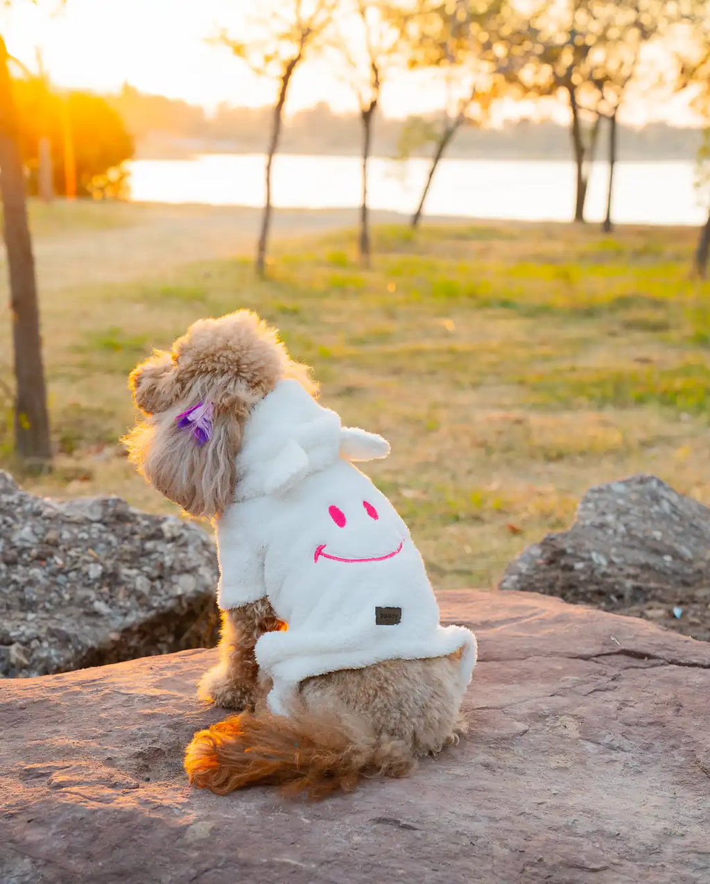 Peluş Tulum 4 Bacaklı Smile Nakış İşlemeli