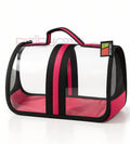 BACCO MİLANO ŞEFFAF ÇANTA PEMBE 44x28x28 cm