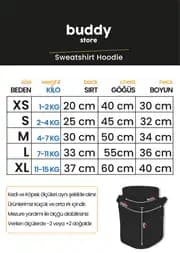 Kontrast Peluş Sweatshirt Hoodie - Kapüşonlu